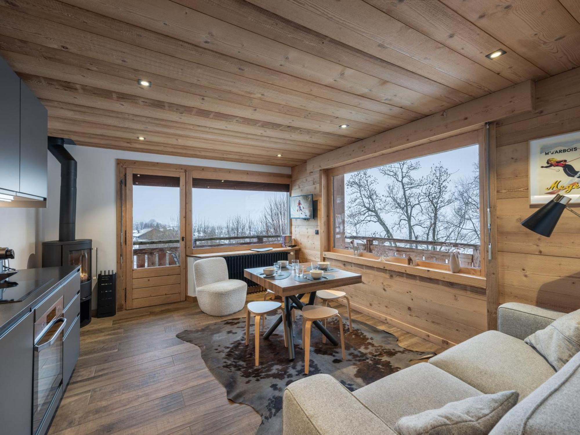 Chalet " Jeane " Proche Centre Межев Экстерьер фото