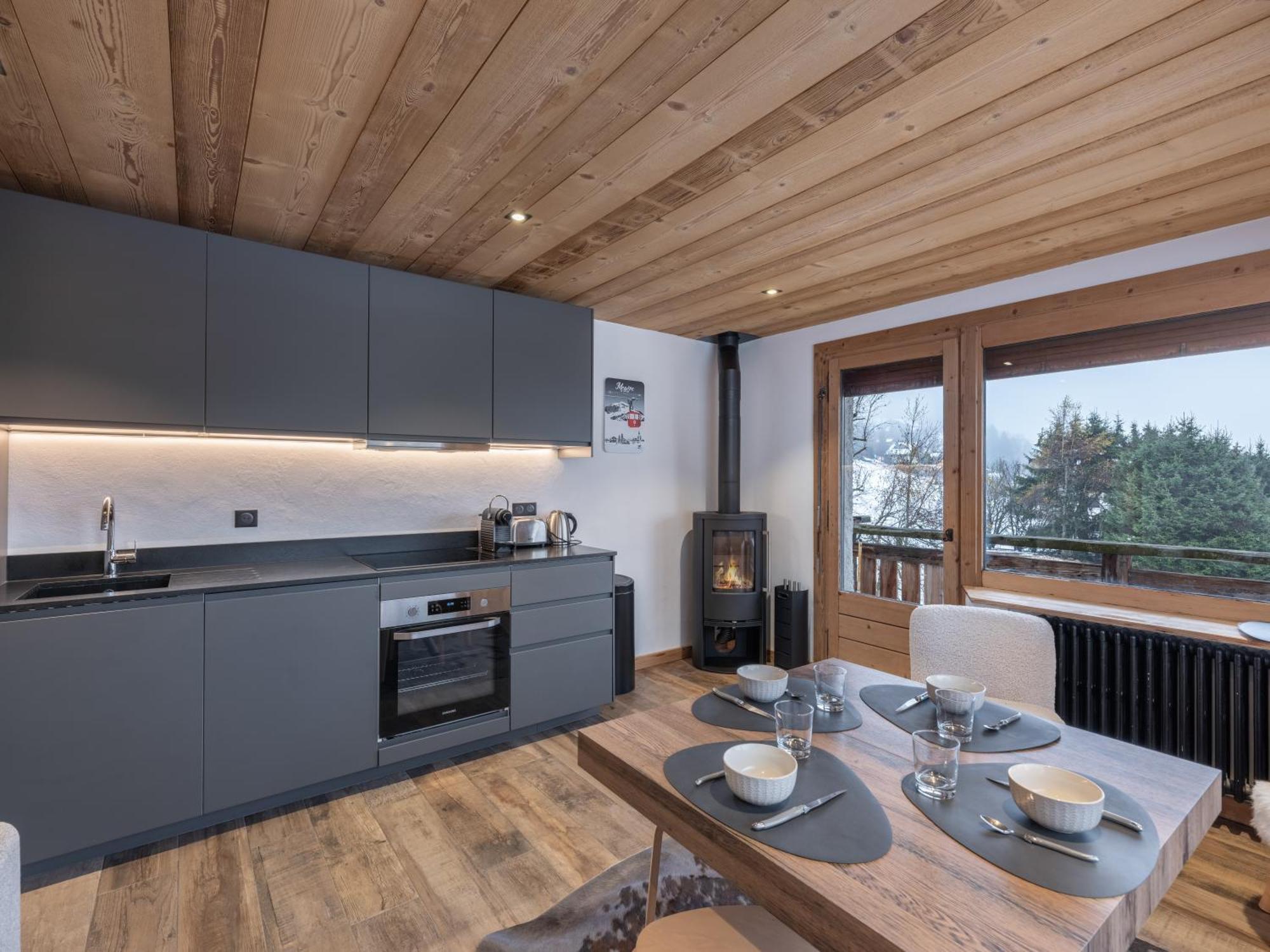 Chalet " Jeane " Proche Centre Межев Экстерьер фото