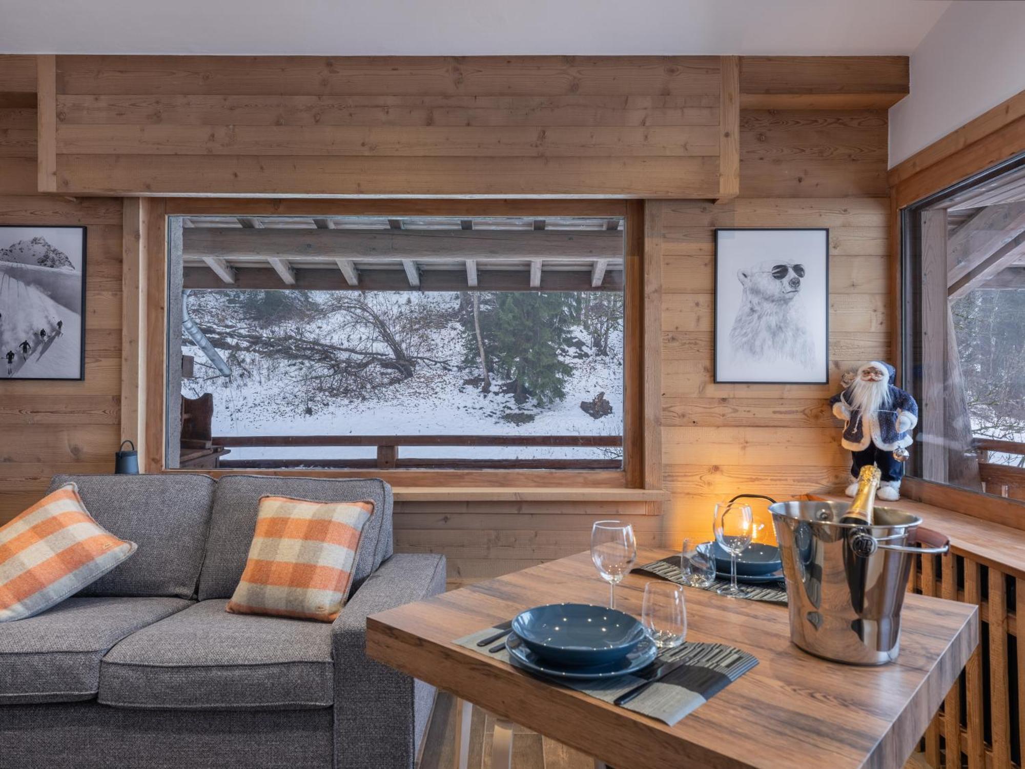 Chalet " Jeane " Proche Centre Межев Экстерьер фото