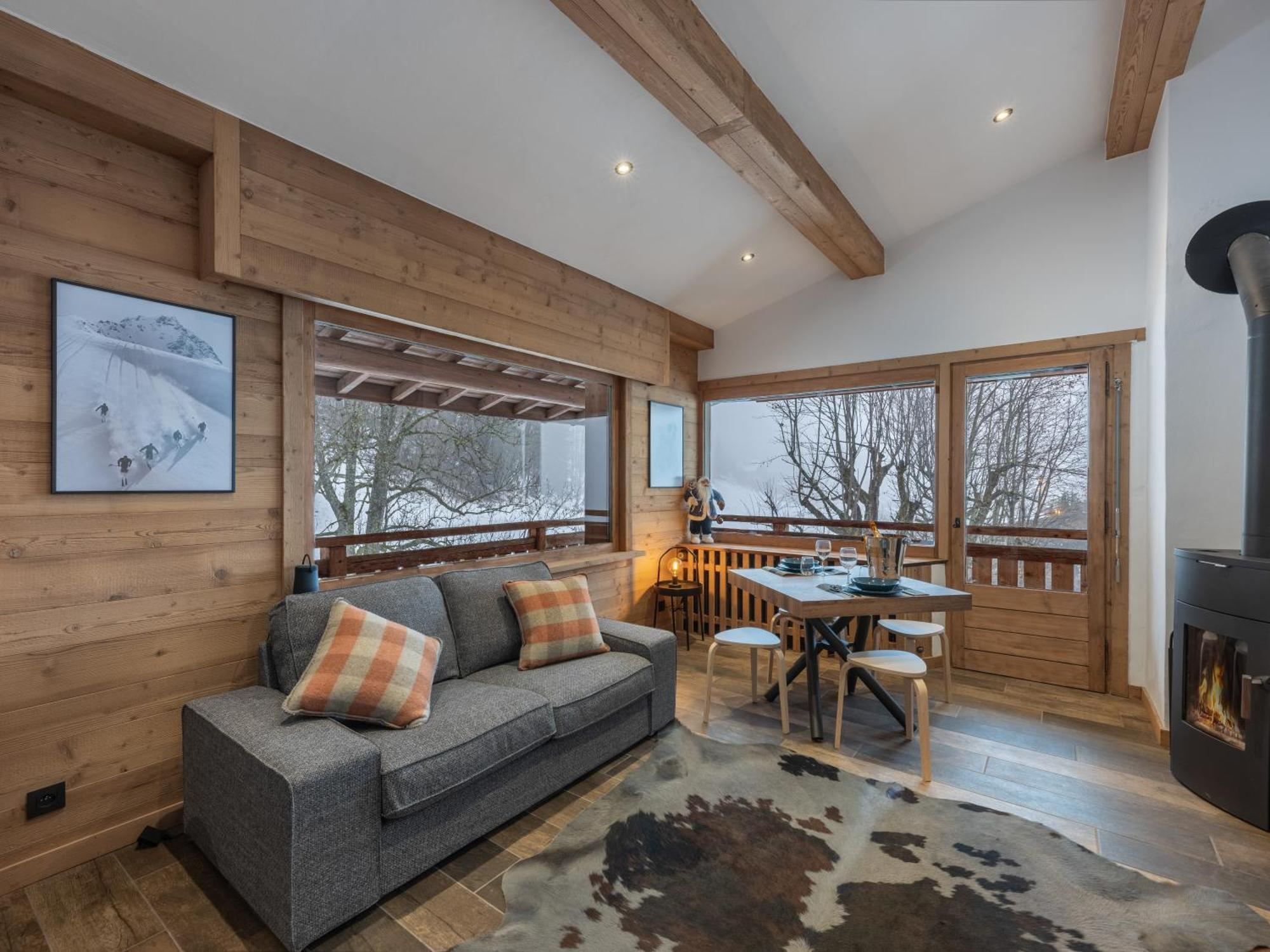 Chalet " Jeane " Proche Centre Межев Экстерьер фото